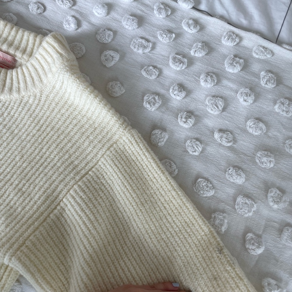 UO Ribbed Cropped Knit Sweater - Picture 7 of 7